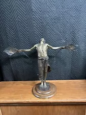 Dave Mcgary Bronze Sculpture AC Masterwork Lower Price This Weekend Only 5/3-5/5