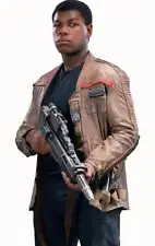 Star Wars Finn John Boyega Costume - Poe Dameron Leather Jacket