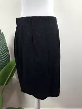 Amanda Chelsea Pencil Skirt 10 Black Career Wear