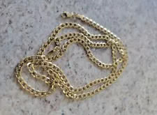 Real Solid 14k Gold Mens Ladies Curb Cuban Link Chain 4mmð¥ð