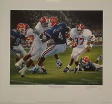 ALABAMA football "Rebirth in the Swamp" print signed by Daniel Moore