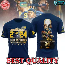 SALE!!_ Michigan Wolverines National Champions 2024 T-Shirt S-5XL Gift For Fans