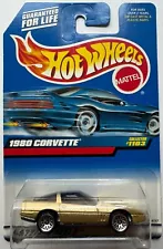 1999 Hot Wheels 1980 Corvette Col. #1103 (Lace Hub Wheels)