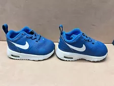 NIKE AIR MAX TAVAS Toddlers US 3C UK 2.5 EUR 18.5 Style: 844106-405 Blue & White