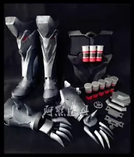 OW Overwatch Reaper Gabriel Reyes Body Armors Full Set COSPLAY Roleplay EVA Prop