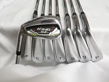 Used LH Cobra King SZ Speedzone Iron Set 4-GW KBS Tour 90 Regular Flex Steel