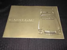 1957 Cadillac Sales Brochure Booklet Catalog Old Original