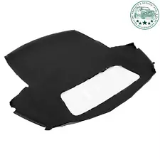 Black Soft Top w/Plastic Window For Mercury Capri 1990-June 1993 Convertible (For: 1993 Mercury Capri)