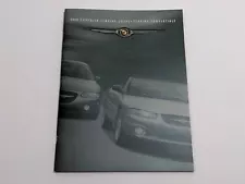 1999 CHRYSLER SEBRING CONVERTIBLE & COUPE SALES BROCHURE IN EXCELLENT CONDITION