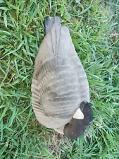 Green Head Sleeping Canada Goose Decoy