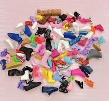 109pc Barbie Doll Single Shoe Lot For Barbie, Skipper, Chelsea, and Ken EUC