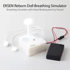 2 Key Button Breathing Simulator Heart Beating With Cry Sound For Reborn Doll.