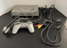 Sony Playstation One PS1 Gray Complete with Controller SCPH-9001 Untested AD91