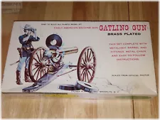 Palmer Plastics, Gatling Gun, Early American Machine Gun, 1/24 Model Kit #29-130