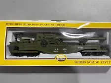 HO Scale US ARMY BIG GUN Train Car Model Power New in Box 99163