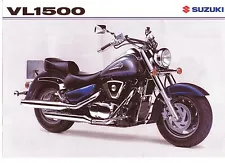 2002 SUZUKI VL1500 CRUISER TOURING ROAD BIKE 2 Pge Motorcycle Sales Brochure NOS