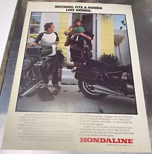 1980’s Honda Motorcycles Hondaline Equipment - Vintage Motorcycle Ad