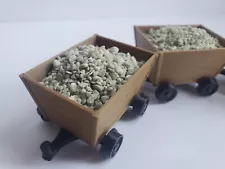 Mining Carts for 1/24 Scale Western or Old Railroad Train Display