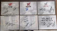 WWF / WWE Wrestling Autograph Mat Signed By Kane, XPac, Big Show, Maven & More