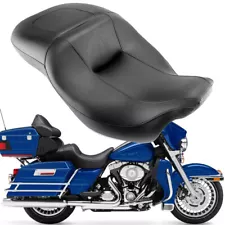 Driver Passenger 2-Up Low-Pro Seat For Harley Electra Glide Ultra Classic 2008+