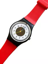 SWATCH Watch Chrono Tech LB104 1984 Vintage Women's 80's