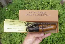 New Listing** GLYNN SCOBEY ** 600 MALLARD DUCK CALL ** / SIGNED / PAPERS ** MINT in BOX