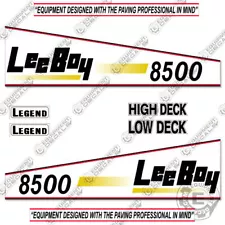 Fits LeeBoy 8500 Decal Kit Asphalt Paver Equipment Decals (8500)