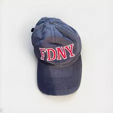 FDNY New York Fire Dept Blue Hat Baseball Cap Adjustable Strapback Embroidered