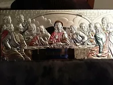 Hand painted, Beautiful Holy Painting: Last Supper.  Bethlehem. Org. $400