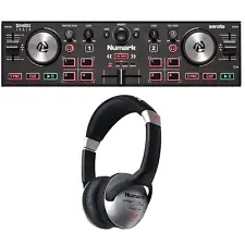 Numark DJ2GO2 Touch Pocket DJ Controller with HF125 Headphones Package