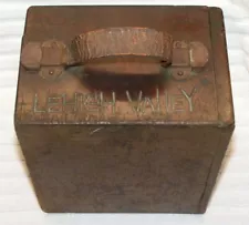 Lehigh Valley Railroad Vintage Empty Wood Box for Weston D.C. Voltmeter