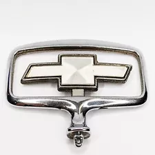 c1990s Chevrolet Caprice Chrome Hood Ornament Bowtie Emblem Car Retro Chevy E2