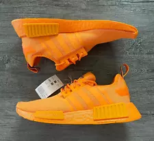 Adidas NMD R1 Bright Orange Yellow Womens Running Shoes GV9439 Size 6-10