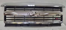 2016-2018 CHEVROLET SILVERADO 1500 Z71 CHROME GRILLE USED OEM *DC3630 (For: 2018 Chevrolet Silverado 2500 HD)