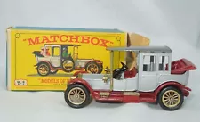 Vintage Lesney Matchbox Y-7. 1912 Rolls Royce NM Original Box