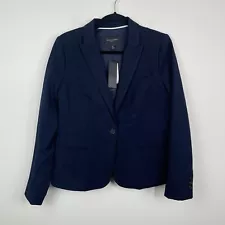 Banana Republic Jacket Women’s 10 Preppy Navy Blazer Sloan Business Casual NEW