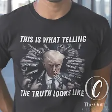 Funny Trump Truth T Shirt Anti Biden FJB Political Patriotic Ultra Maga Shirts