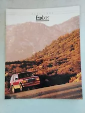 1992 Ford Explorer Eddie Bauer XLT Sport SUV Dealer Brochure Book 9" x 11"