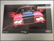 1983 Ford Mustang 24-page Original Car Sales Brochure Catalog - Convertible GT