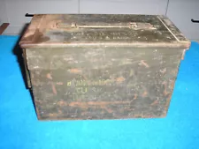 Old WWII AFX US Ammo Box Can Military Ammunition AMMO BOX CAL 30 Blanks Clips