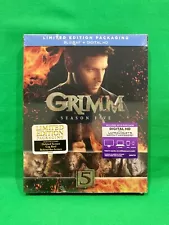 Grimm: Season Five [Blu-ray + Digital HD] LIMITED EDITION PACKAGING -NEW-