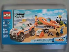 LEGO CITY: Coast Guard 4x4 & Diving Boat Set (60012) New "Retired"