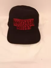 Stranger Things Snapback Hat Bicycle Scene Design On Bottom Of Bill Netflix Cap