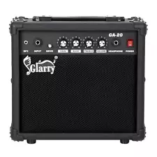 Glarry 20W Amplifier Guitar Amp for Electric Guitar Entertainment Sound Black