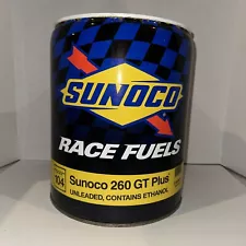 *Empty* Sunoco Race Fuels 260 GT Plus 5 Gallon Can Pail Collectors Garage