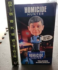 Lieutenant Joe Kenda Homicide Hunter Talking Bobblehead 8" Collectible - NIB