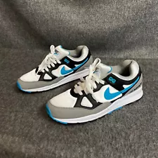 Nike Air Span II 2 Black Laser Blue White AH8047-001 Men's Retro Running Sz 7.5