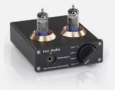 Fosi Audio BOX X2 Phono Preamp for Turntable Tube Preamplifier MM Phonograph