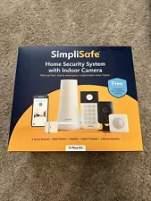 SimpliSafe 11 pc Home Security Kit 1080p Camera, 6 Entry Sensors, 2 motion, base