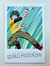 My Hero academia Limited Japanese IZUKU MIDORIYA Post Card JUMP Not For Sale F/S